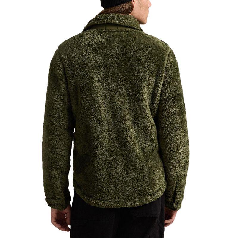 Polo Ralph Lauren SS25 Velvet feel Coat Men's New Olive Green MNPOWOV16823978-301