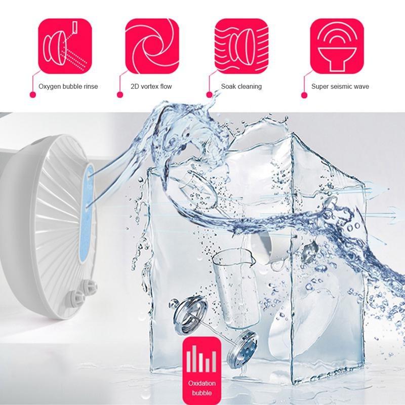 Портативная ультразвуковая мини-посудомоечная машина мощностью 12 Вт, автоматическая мойка овощей и фруктов, USB, умный дом