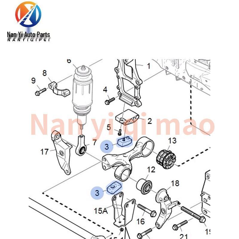 Амортизатор-отбойник бампера для грузовиков Scania G410/G450 (Часть №. 2393800)