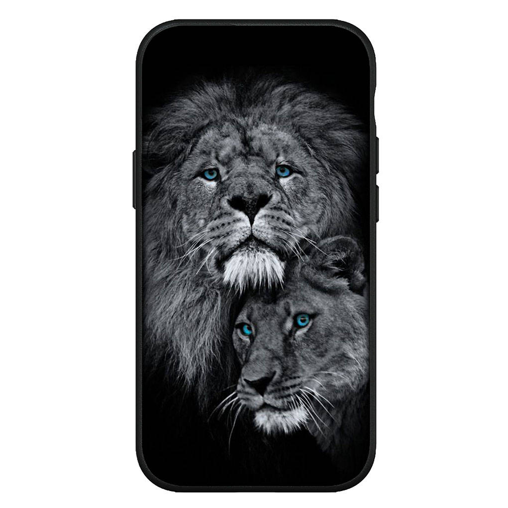 For iPhone 16 15 X XR Samsung Galaxy S24 S23 A16 A06 14C A15 A05 Xiaomi Redmi Note 13 12 11 Pro Max 14 Plus Huawei OPPO Poster Africa Lion Phone Case