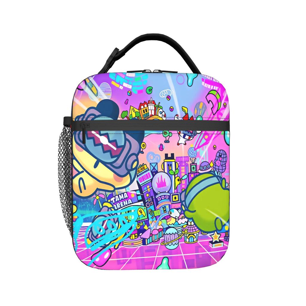 Tamagotchi Lunch Bag For Men Print Lunch Box Fashion Travel Cooler Bag Portable Zipper Waterproof Thermal Tote Handbags
