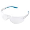 Midori Anzen Vision Verde Protective Glasses, Double-Sided Anti-Fog Coating, Blue, MP-822