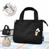 Lunch Tote Mini Tote Bag Water Repellent Cold Insulation Zipper Mini Bag for Women Men School Commuting Travel Adults Students Children Cute Character