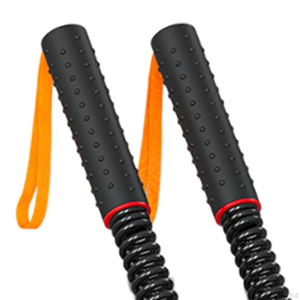 2 шт. Боевые канаты Бар Фитнес Практика Пружинная сталь Тренировочные упражнения для силы