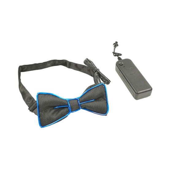 Luminous Necktie Detachable Design Glowing Bow Tie Masquerade Party Halloween Cosplay Costume Accessory