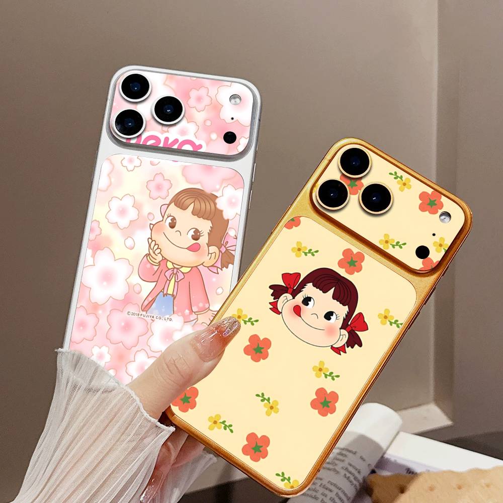 Brand P-peko Chan Lovely Girl For IPhone 17 Pro 17 Pro Max Back Skin Sticker Protective Decal Wrap