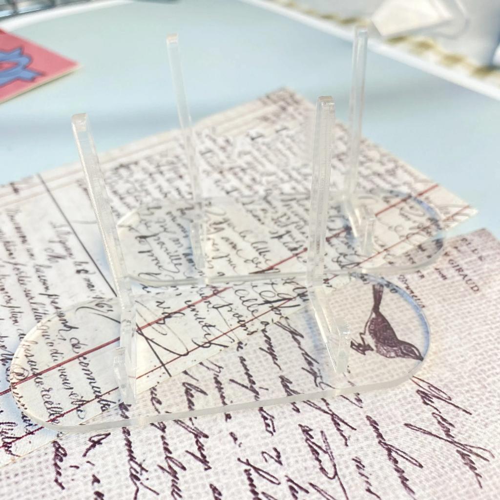 10 штук прозрачных акриловых подставок для карт для грейдированных спортивных карт и дисплея для коллекционных карт, подставки-мольберты для монет-челленджей