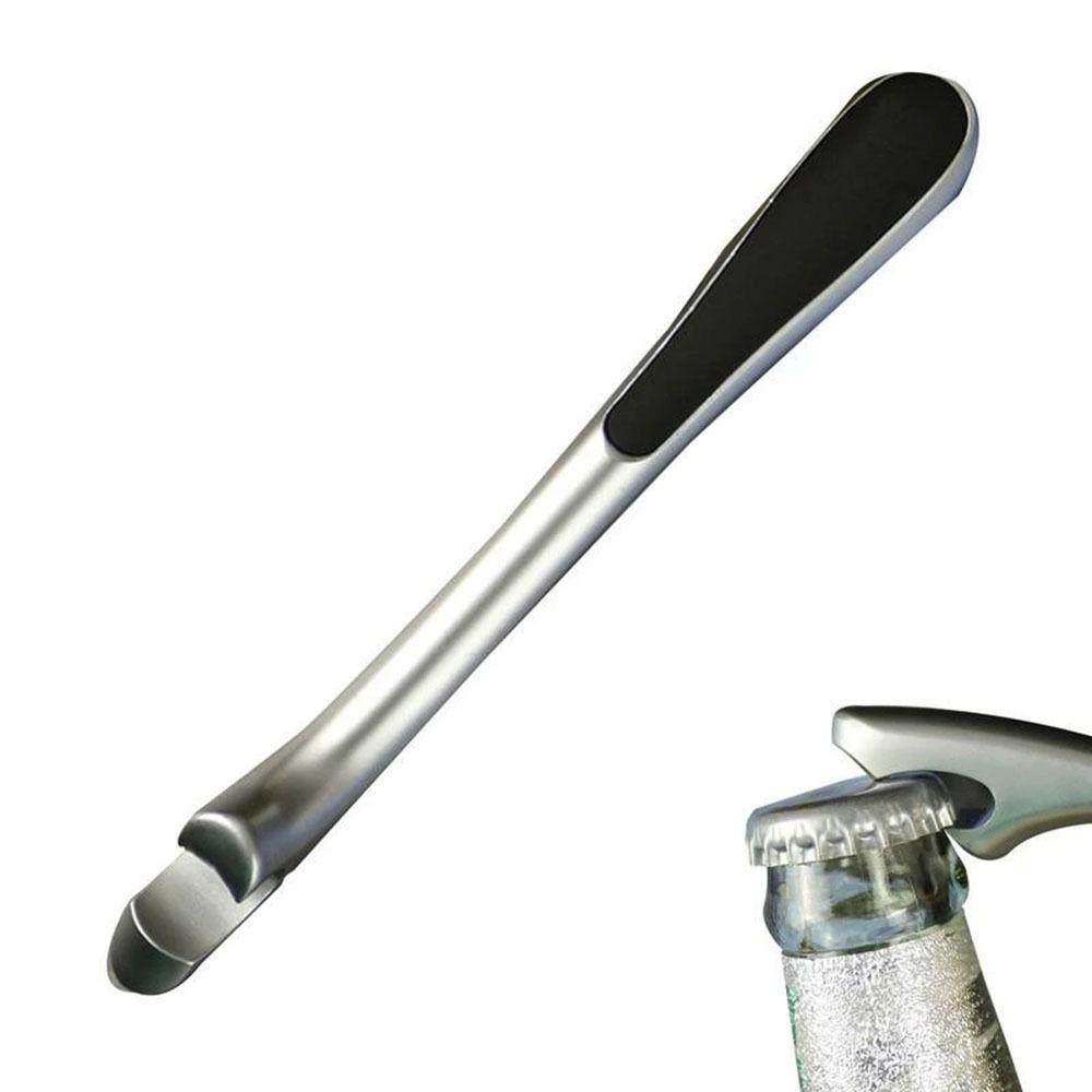 Kitchen Tool Bottle Opening Tool Beer Opener Portable Non-slip Rubber Handle Beer Bottle Opener