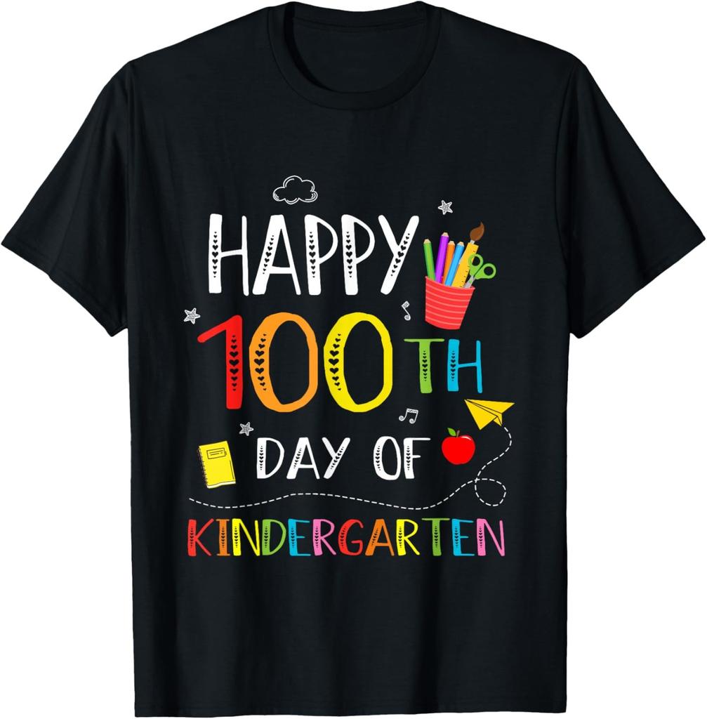 100 Days of Kindergarten - Happy 100th Day of School Unisex T-Shirt
