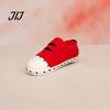 Interactive Pet Toys for Boredom Relief Cartoon Shoe Squeaky Dog Toy, Funny Sneaker Shape Chew Toy Solo Play Dogs Small Medium Dogs, Durable