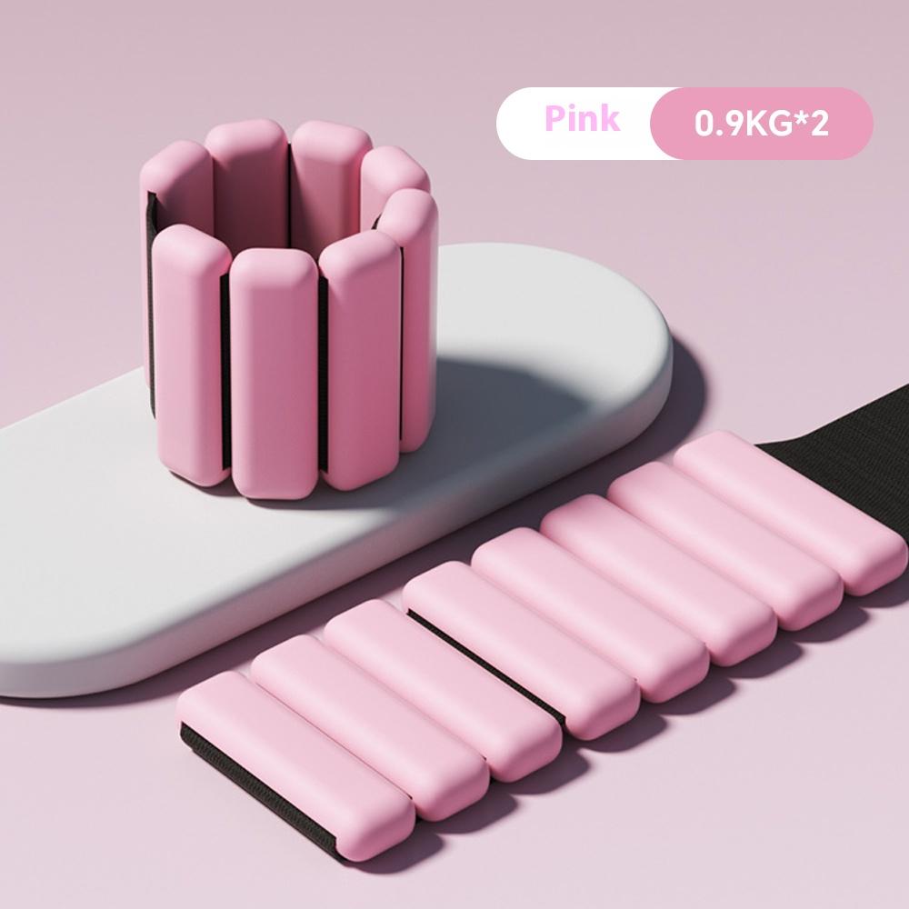 2шт. Браслет для переноски груза, мешок с песком, упражнения для фитнеса, грузоподъемность, бег, запястье, противовес, йога, защита от пота