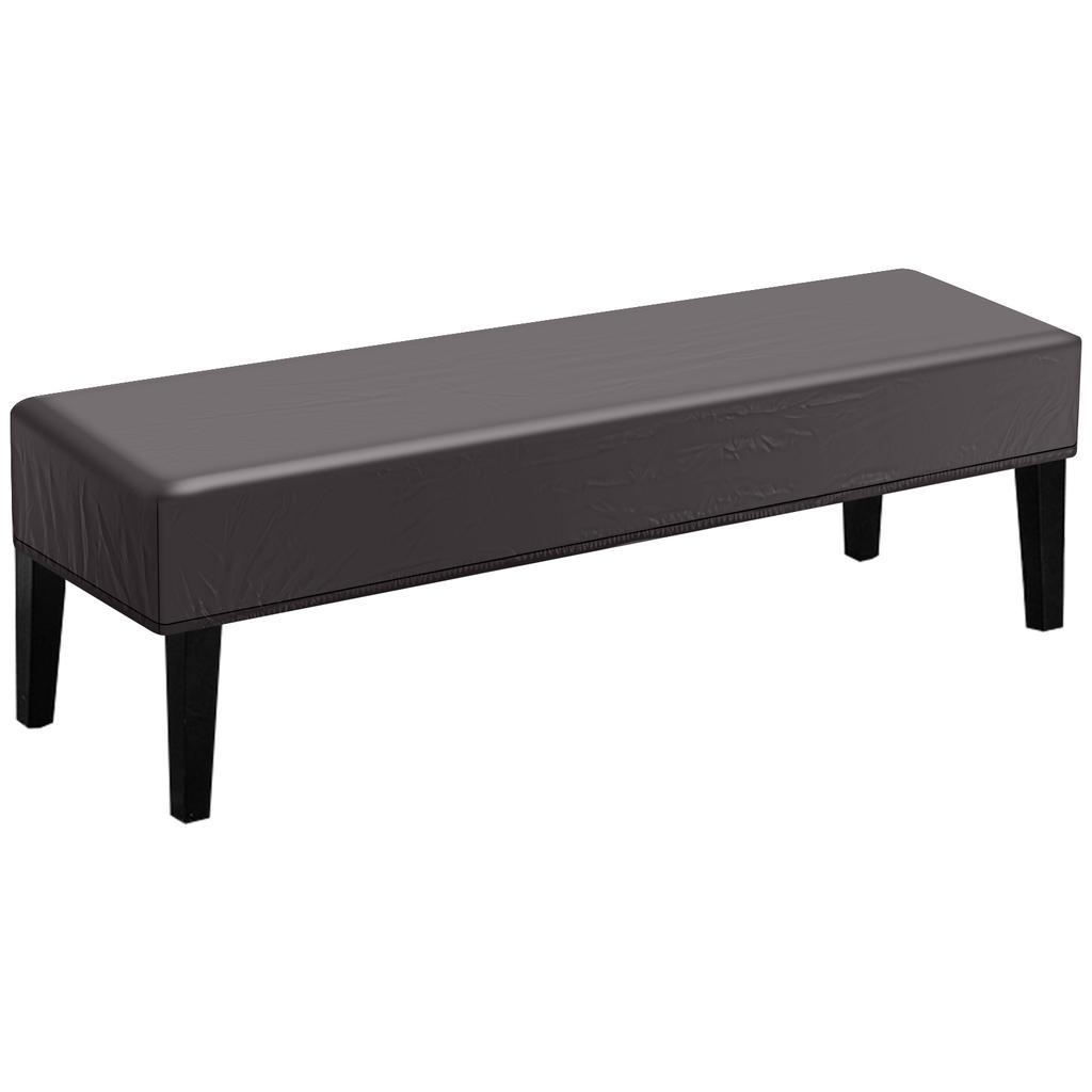 Стрейчевый чехол на скамью ПУ Чехол на скамью для столовой Элегантный чехол-накидка на скамью Защита сиденья Защита от грязи Пылезащитный Чехлы для стула пианино
