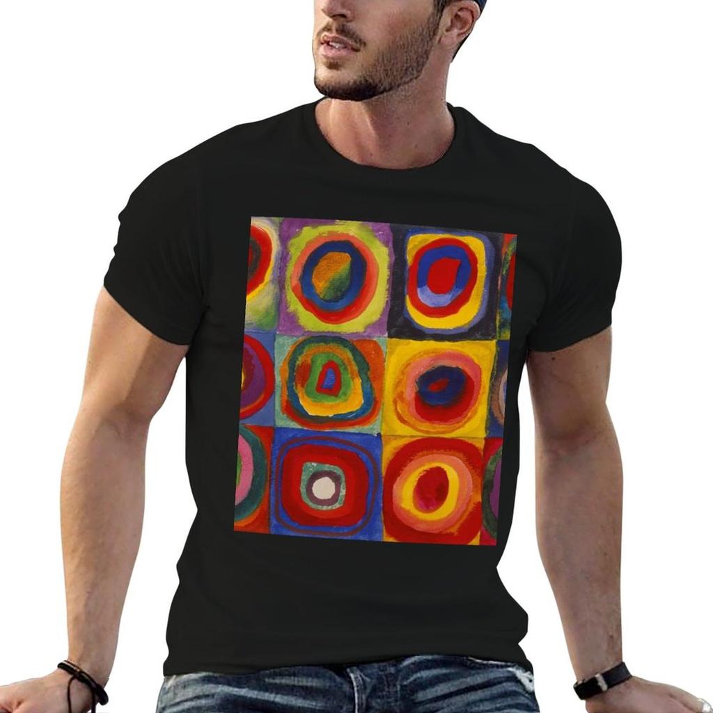 Kandinsky Pattern Tshirt Simple Print Design Tshirt