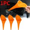 1Pc Car Motorcycle Long Mouth Funnel Diesel Filling Tool Plastic Anti-splash Refueling Oil Liquid Nozzle Car Accessories