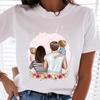 Women Family Mom Mother Mama T-shirts Female T Tee Cartoon Sweet Love Son 90s Clothes Lady Casual Shirt Graphic Tshirt Top