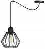 Hanging Lamp, Ceiling Chandelier, Wire Shade, Led