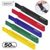 QOOVI 10/20/50pcs Cable Organizer Wire Winder 15*1.2cm USB Cable Management Clip For Earphone Holder Mouse Keyboard Cord Protector