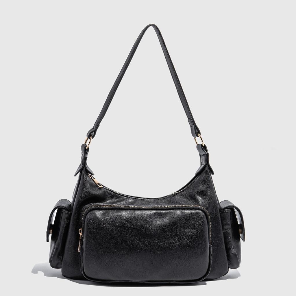 Трендовая многокарманная мотоциклетная сумка 2025 года для женщин, крутая панк-стиль, сумка под мышкой, нишевая ретро-сумка для поездок на работу, одноплечевая сумка-кроссбоди