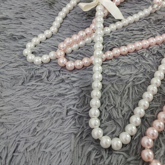 2 шт. вешалка для одежды с искусственным жемчугом и бантом, пластиковая витрина для магазина, вешалка для искусственного жемчуга, аксессуары для дома