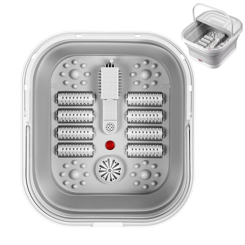Портативная термостатическая ванна для массажа ног, складная, нагревательная, автоматическая, для дома, для улучшения циркуляции крови