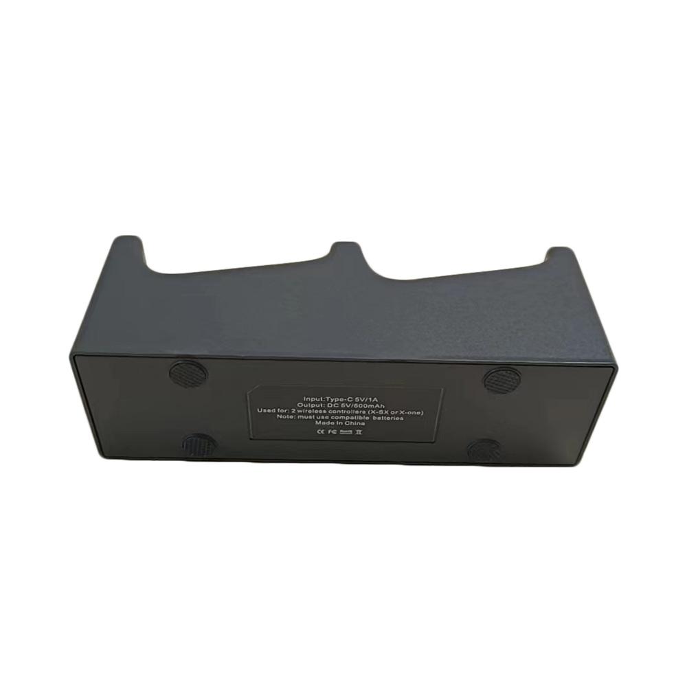 Black USB Charger Station Dock+Rechargeable Battery For XBox One Controller