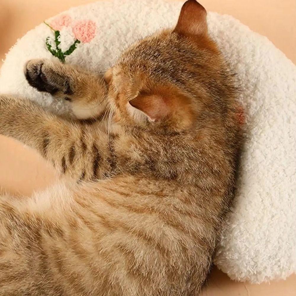 1 шт. Новая U-образная маленькая подушка для кошек для глубокого сна, защита шеи, подголовник для собак, котят, щенков