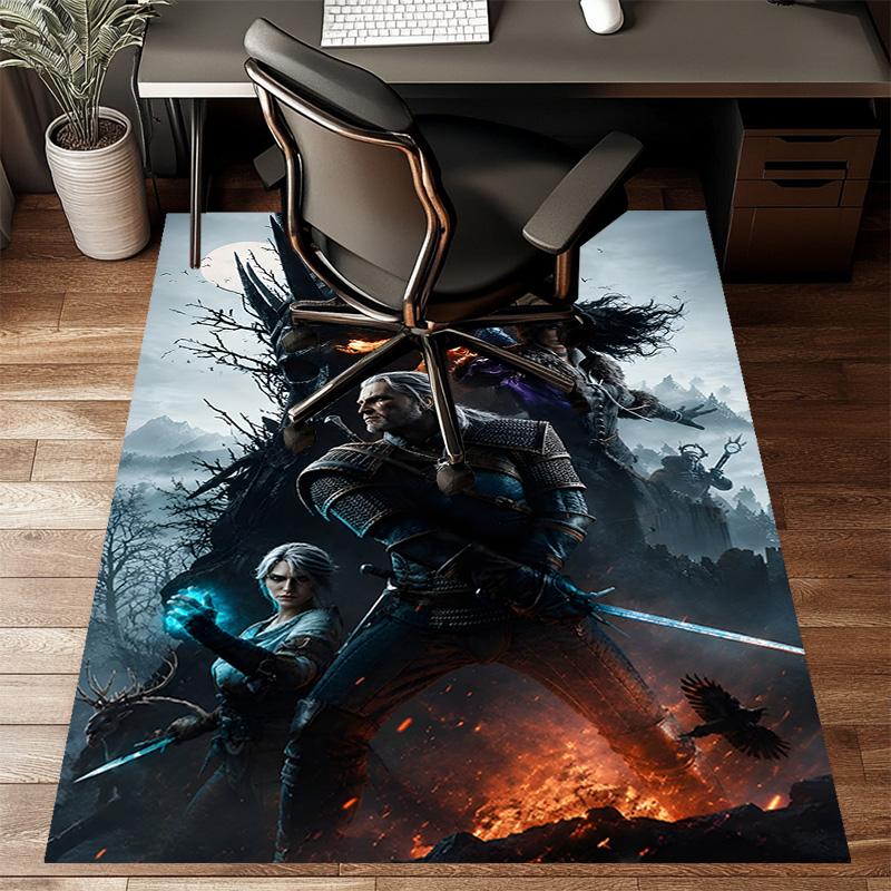 The Witcher Printed Area Rug Carpet for Bedroom Living Room Home Decor Rugs Mat Non Slip Mat Rug for Bedside