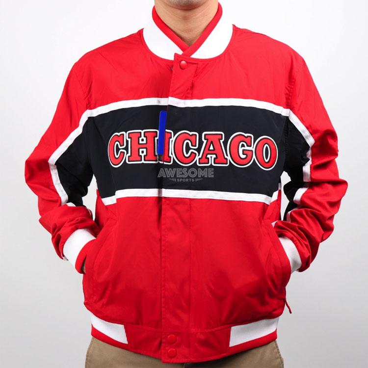 Nike Мужская университетская куртка в стиле ретро NBA Chicago Bulls, красная AJ9148-657