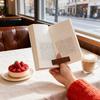 Деревянный держатель страниц книги Эргономичное кольцо для большого пальца Портативный легкий разделитель страниц книги Аксессуар для комфортного чтения