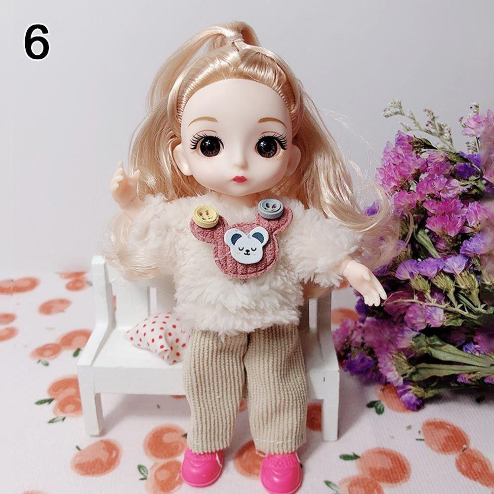 Casual Wear High-end Dress Up 20 Styles 1/12 Doll Dress Doll Skirt Suit for 16~17cm Doll