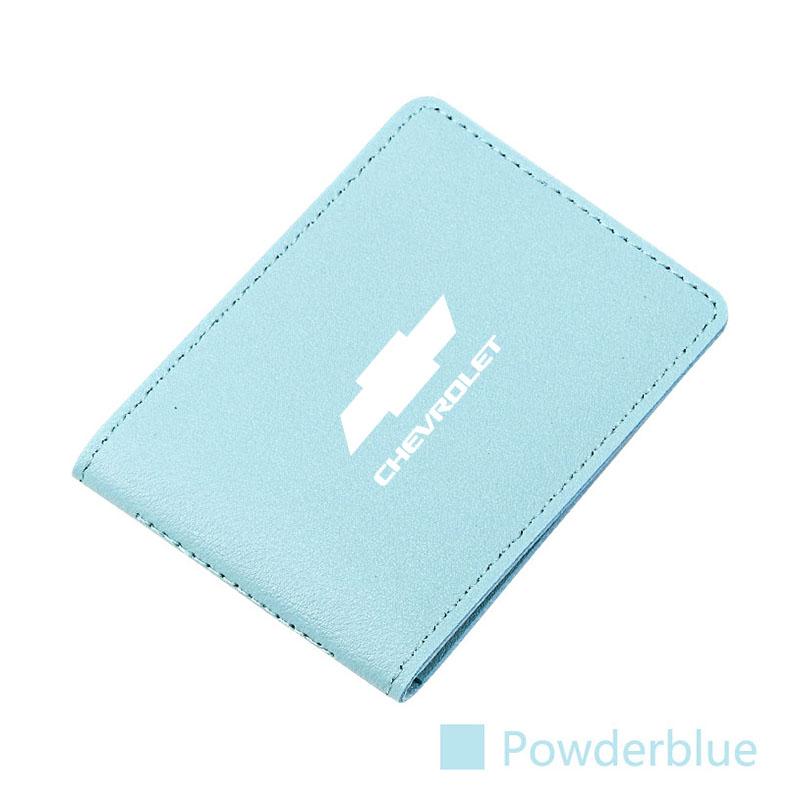 Car Driving Documents Protective Case Card Holder For Chevrolet Cruze Malibu Colorado Suburban Equinox Blazer Trax Camaro Spark
