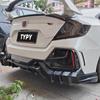 Комплект заднего бампера и диффузора для Civic Type R 10-го поколения - Модель Mugen Unlimited