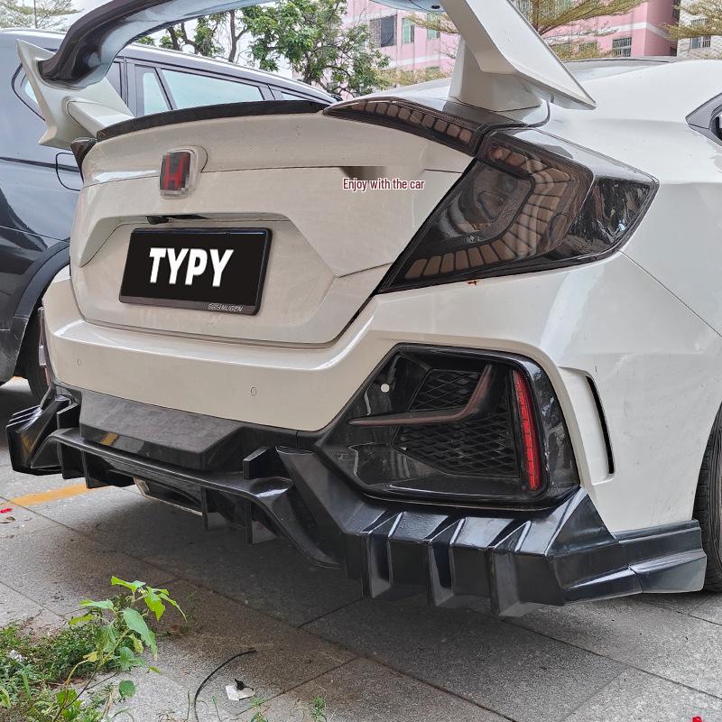 Комплект заднего бампера и диффузора для Civic Type R 10-го поколения - Модель Mugen Unlimited