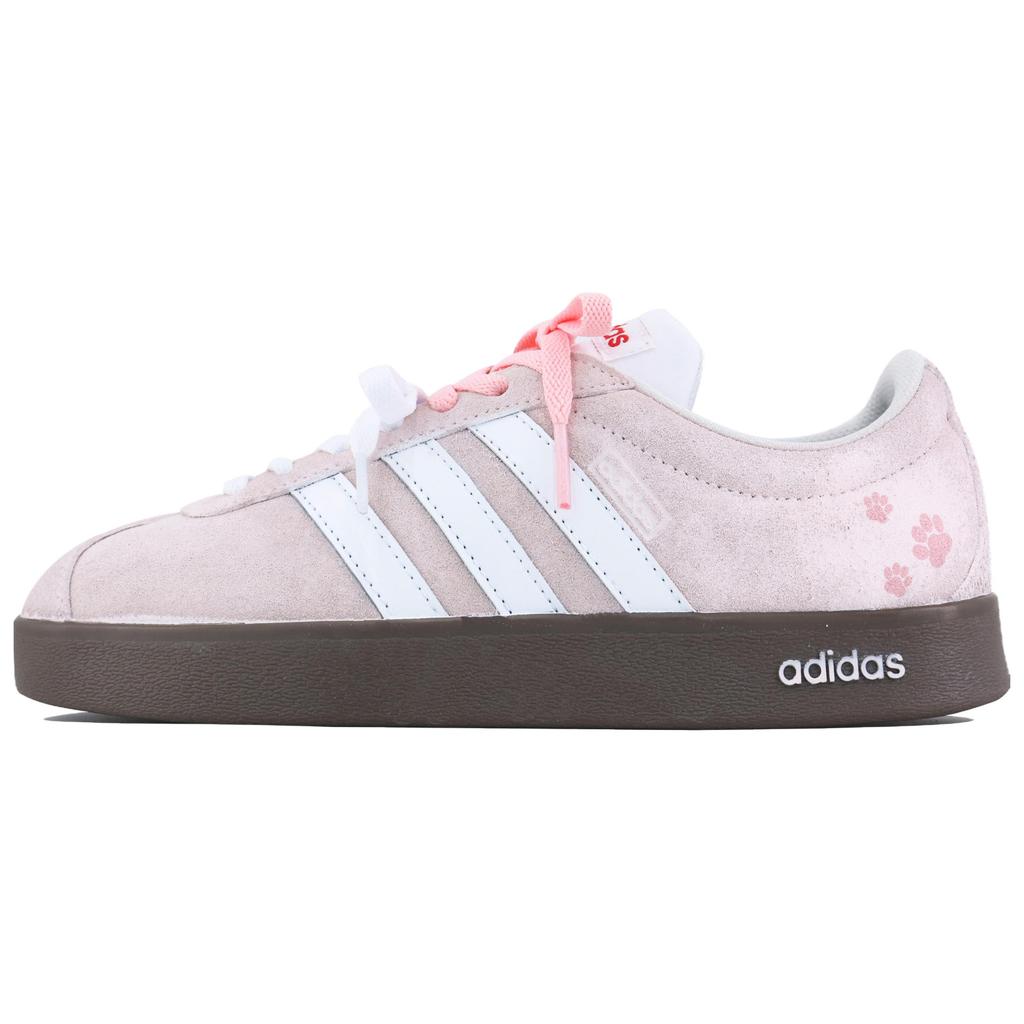 adidas VL COURT 2.0 Стильные амортизирующие износостойкие низкие кеды для скейтбординга Унисекс Синий Розовый HQ1802(Team1798-)