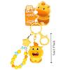 Bag Charm Lulu Doll Keychain Cute Expression Cartoon Phone Chain Creative Capybara Key Ring  Kids