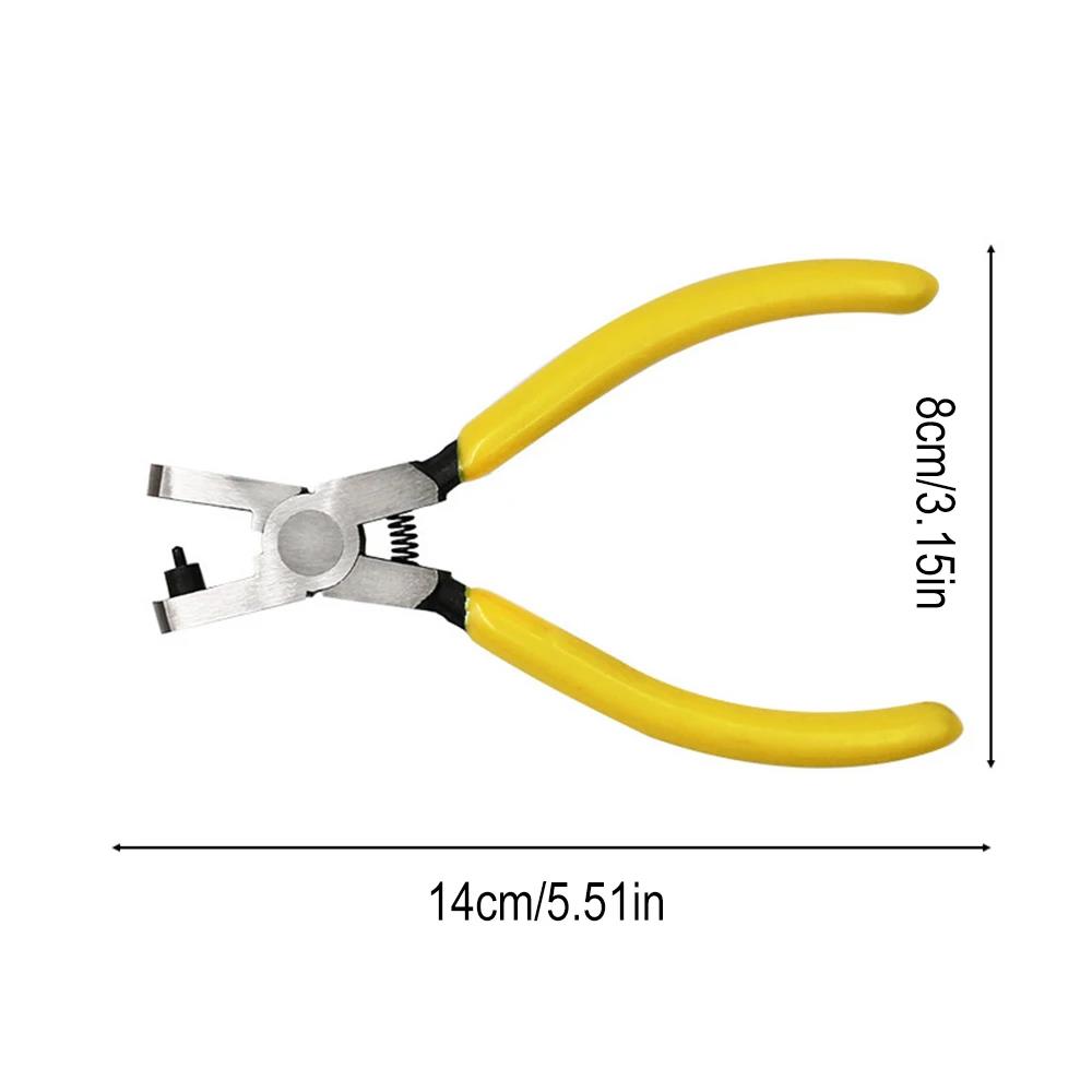 Leather Belt Hole Punch Plier Eyelet Puncher Revolve Sewing Machine Bag Setter Tool Watchband Strap Household Leathercraft 2mm