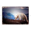 Bear Bears Wildlife Predat Metal Plaque Poster Wall Mural Decoration Home Printed Club Tin Sign Poster