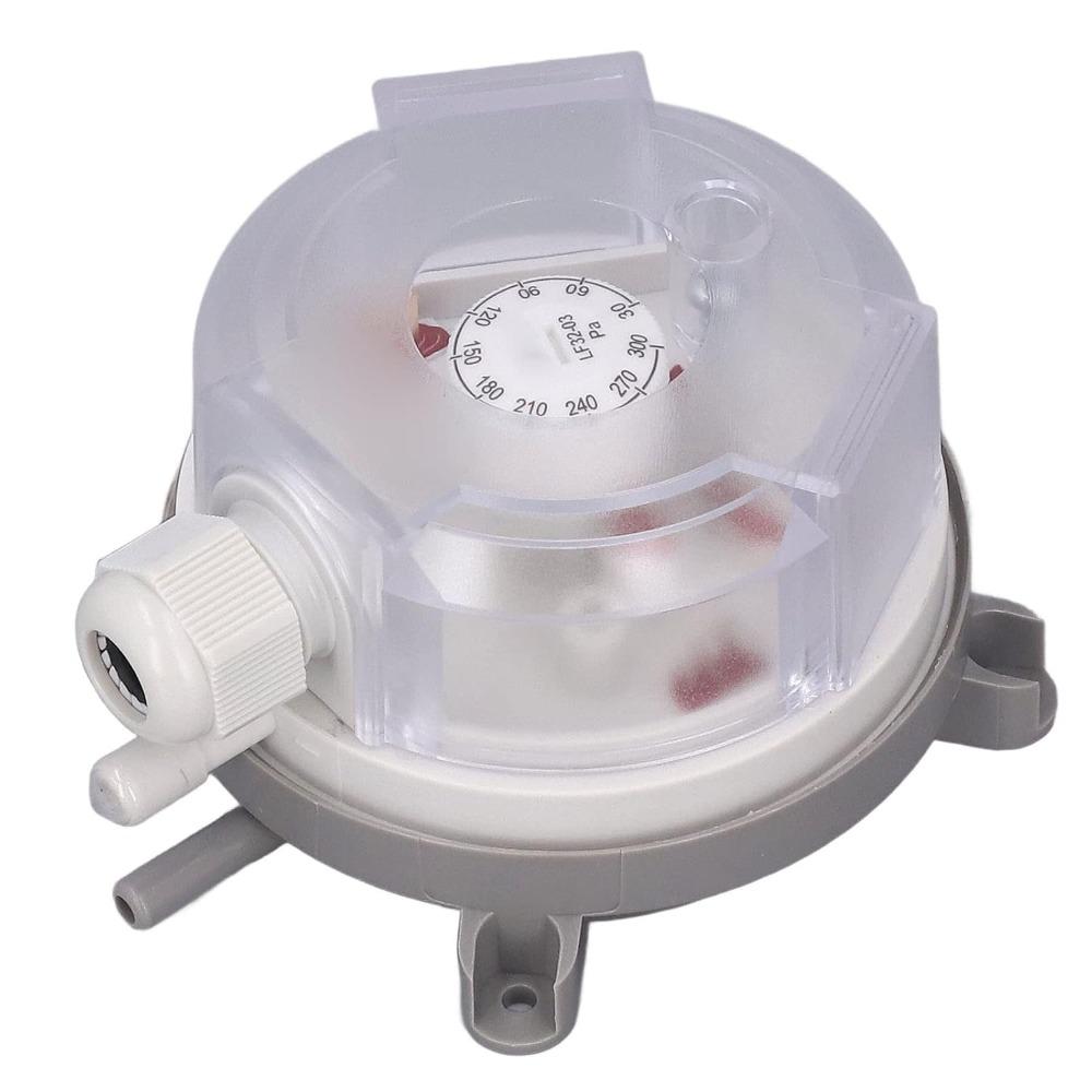 30-300Pa Differential Pressure Switch ABS High Differential Air Pressure Sensor HVAC Systems