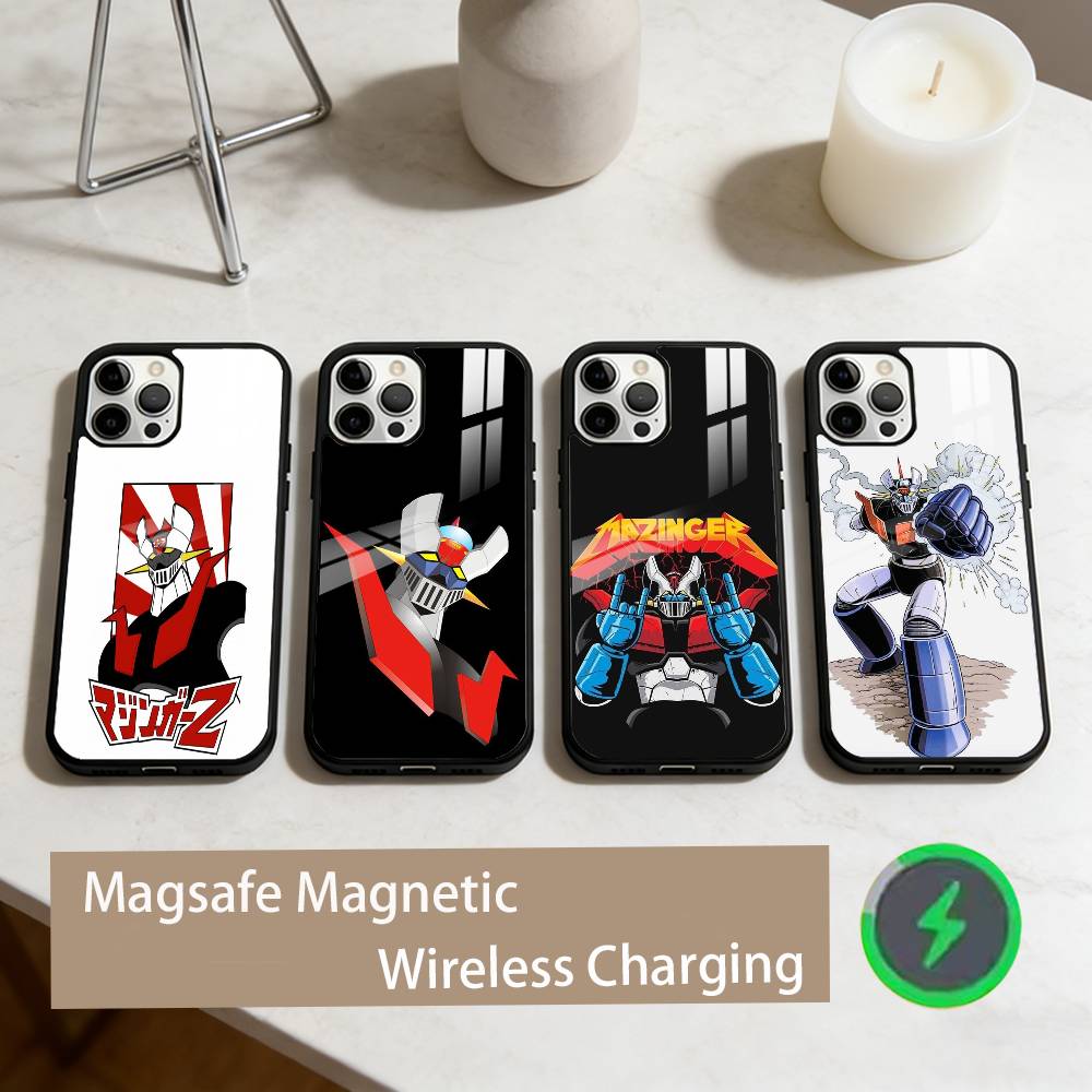 Mazinger Z Robot Phone Case For iPhone17,16,15,14,13,12,11 Plus,Pro Max Magnetic For Magsafe Wireless Charging
