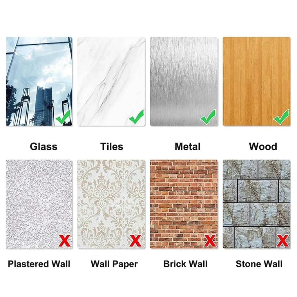 4pcs Stainless Steel Non Perforated Storage Rack