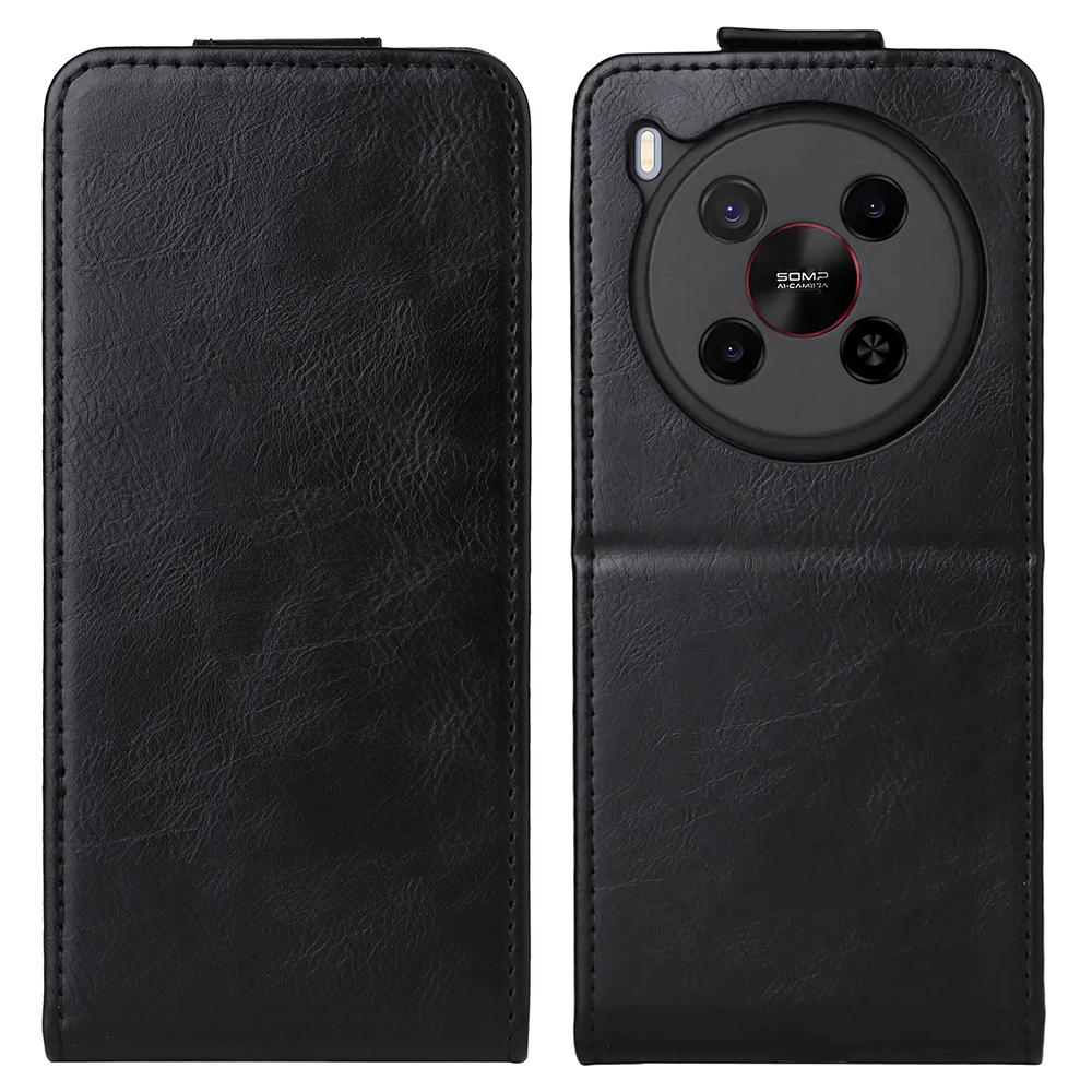 Для ZTE Blade V70 Max Чехол-подставка Магнитная застежка Вертикальный откидной Кожаный чехол для телефона с держателем для карт