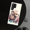 Животное Выдра Милый Мультяшный Чехол для Телефона для Samsung Galaxy S26 S25 Edge S24 S23 Ultra S22 Plus S21 FE S20 + Арт Индивидуальный Fu