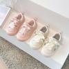Girls' Sports Shoes 2025 Spring and Autumn New Middle-aged and Older Children's Foreign-style Low-top Board Shoes Soft-soled Pink Versatile Casual Sho