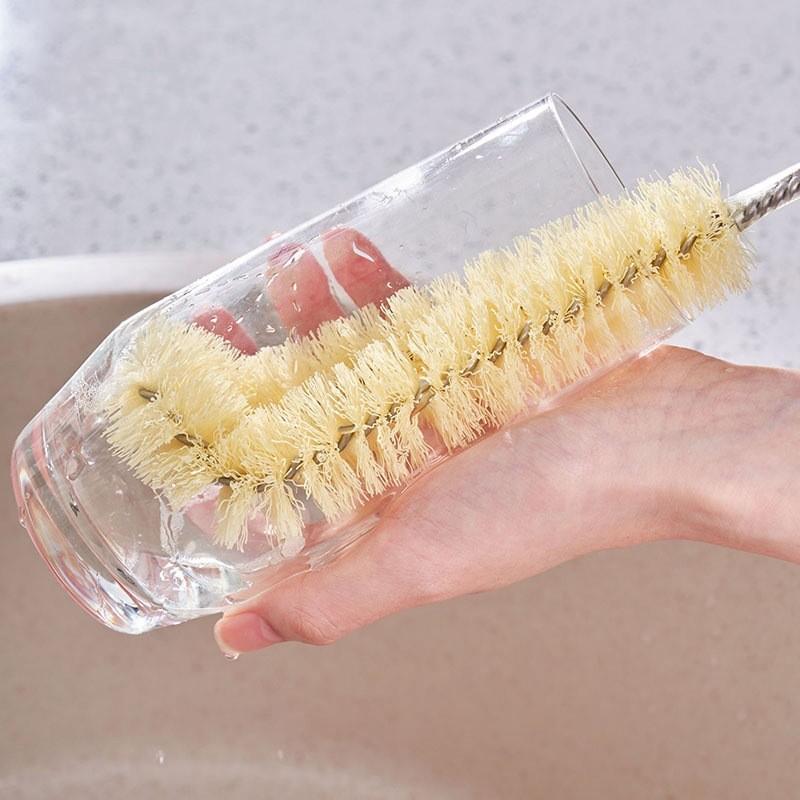 360 Degree Rotating Plastic Cup Brush For Cleaning Bottles Mugs