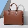 Briefcase Large-capacity Business Leather Men's Bag Commuter Multifunctional Fashion Men's Handbag