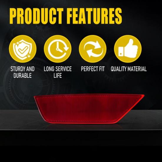 For Ford Escape 2013 2014 2015 2016-19 Left Rear Bumper Reflector Bumper Light A