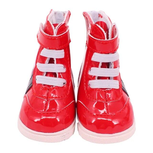 Обувь для куклы, сапоги, плюшевые сапоги ручной работы, обувь 7 см для 18 дюймов, американская кукла Baby Born 43 см, аксессуары