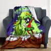 Alien Abduction Adventure Flannel Blanket Super Soft Warm Cozy Blanket For Sofa Bed Office Travel Allseason Home Decor Gift