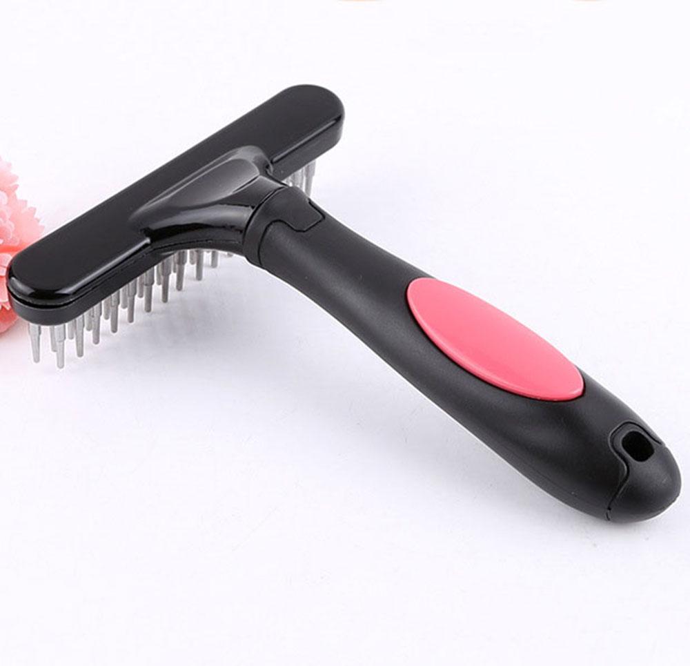 Professional Dog Grooming Rake Long Hair Cat Dog Undercoat Rake Brush for Shedding Matted Loose Hair Knots & Tangles Pet Product