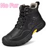 Men Lace-Up Mens Motocross Boots All-match Hiking Ankle Boots 2024 New Male Comfortable Sneakers Leather Fashion Walking Shoes